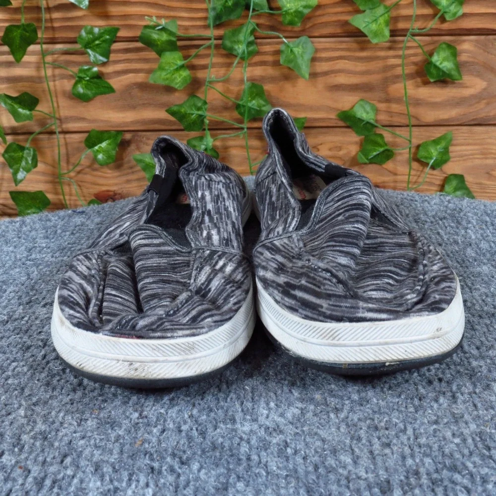 Skechers BOBS Highlights 2.0 Womens Slip On Shoes Size 8.5 Casual Black‎ Grey
